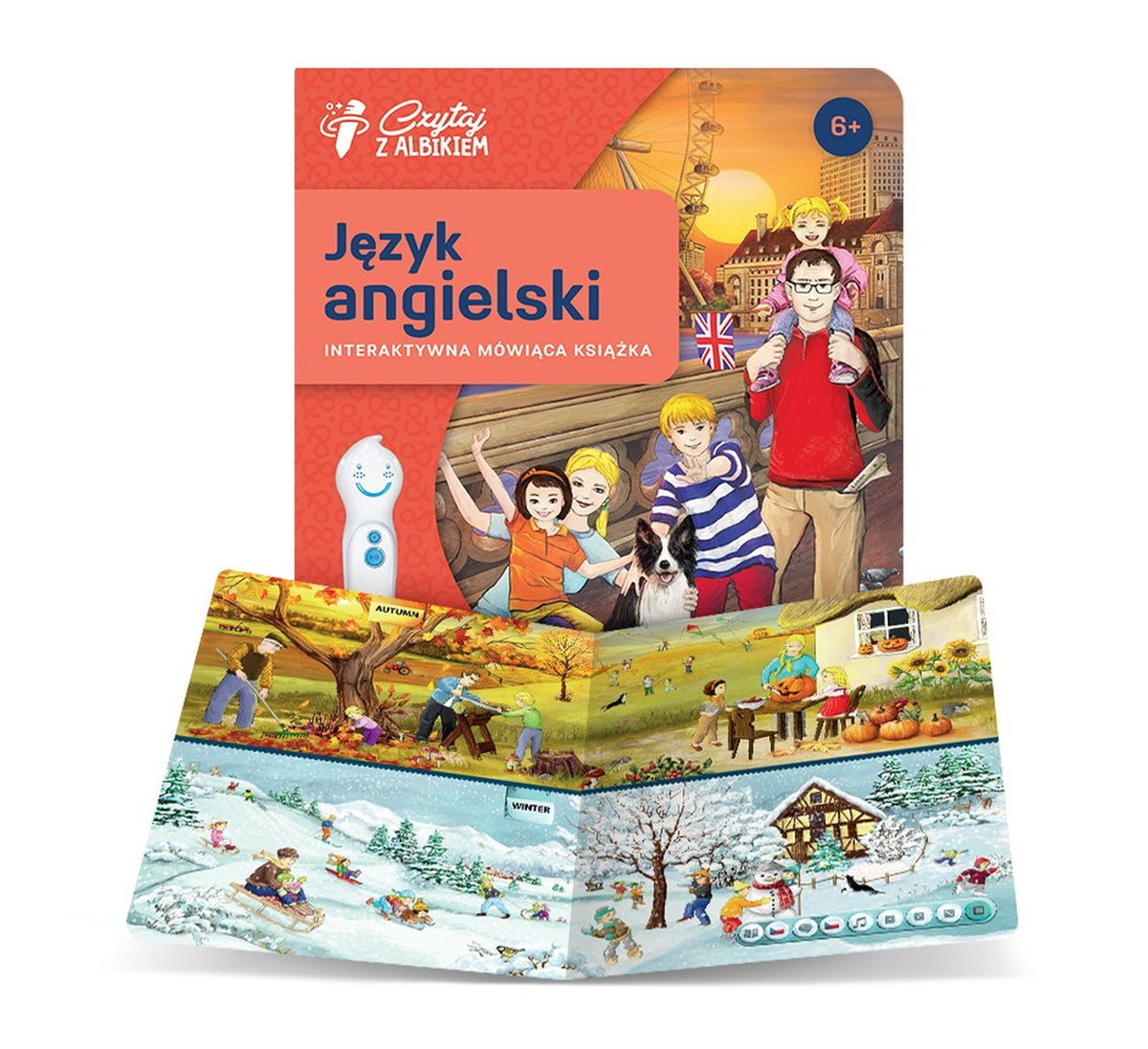Albi Set Pióro + Książka Język Angielski - v.2