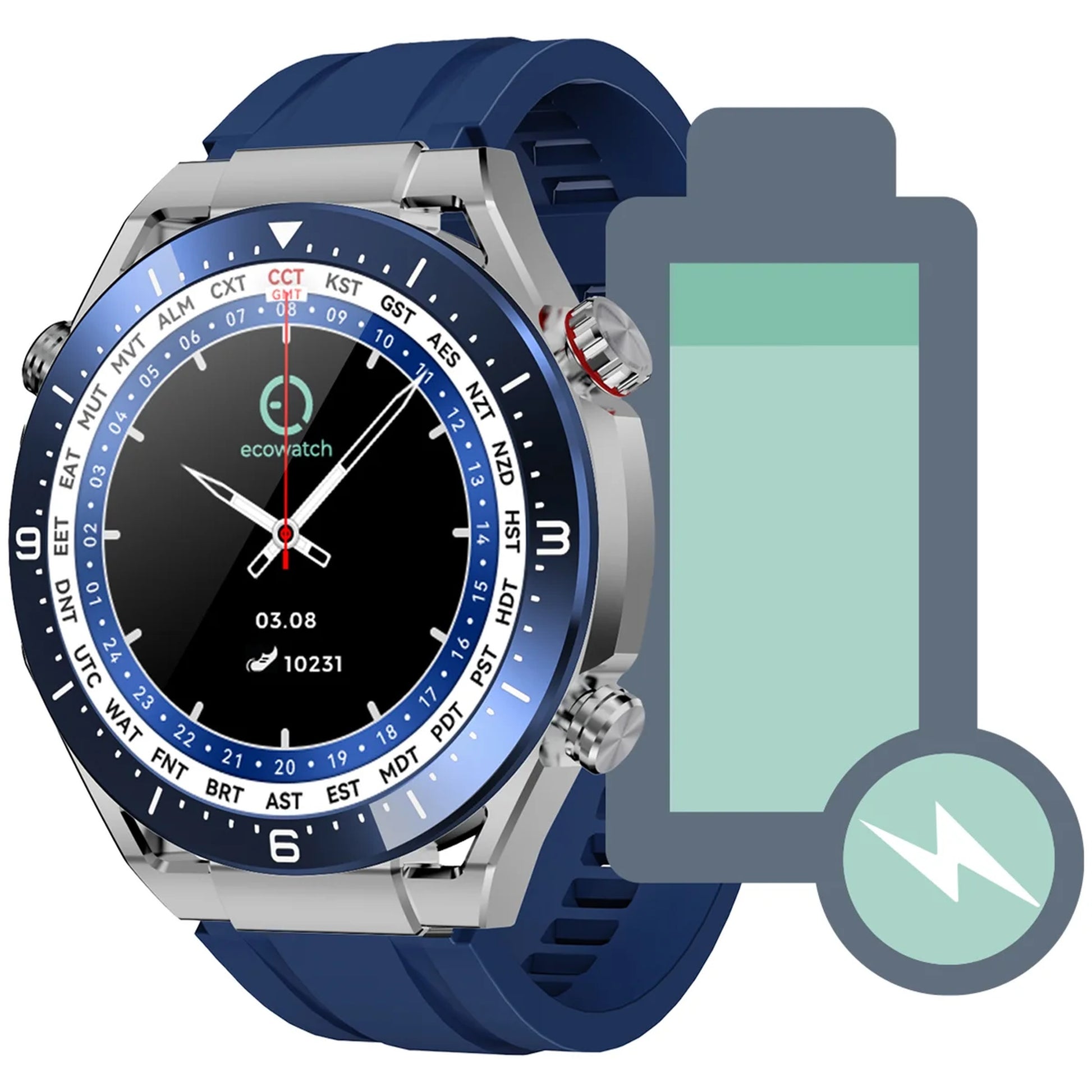 Smartwatch MAXCOM EW01 Srebrny-8