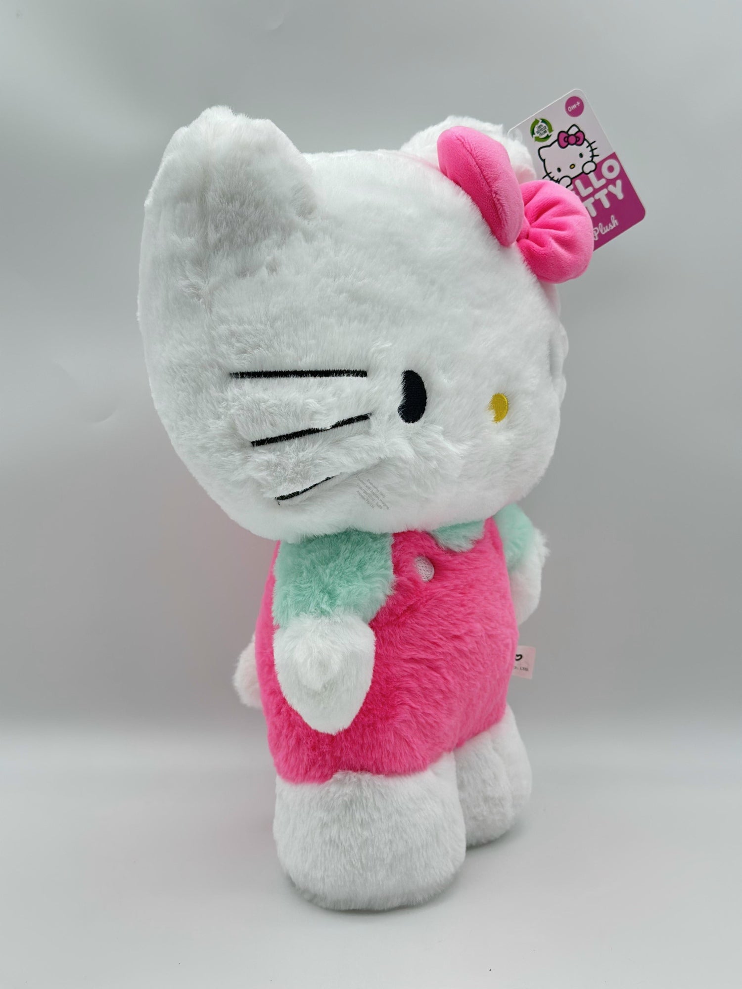 HELLO KITTY 40cm FLUFFY plusz jasny róż-7