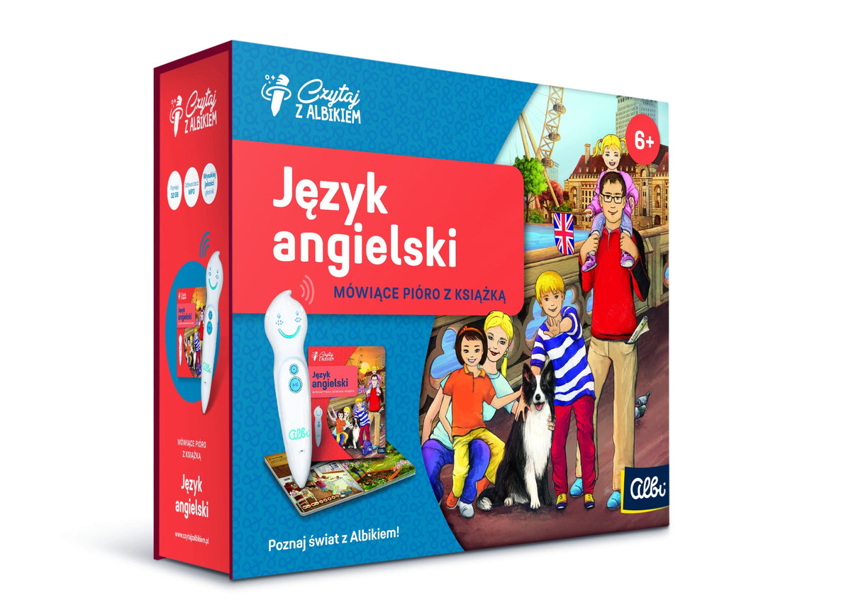 Albi Set Pióro + Książka Język Angielski - v.2