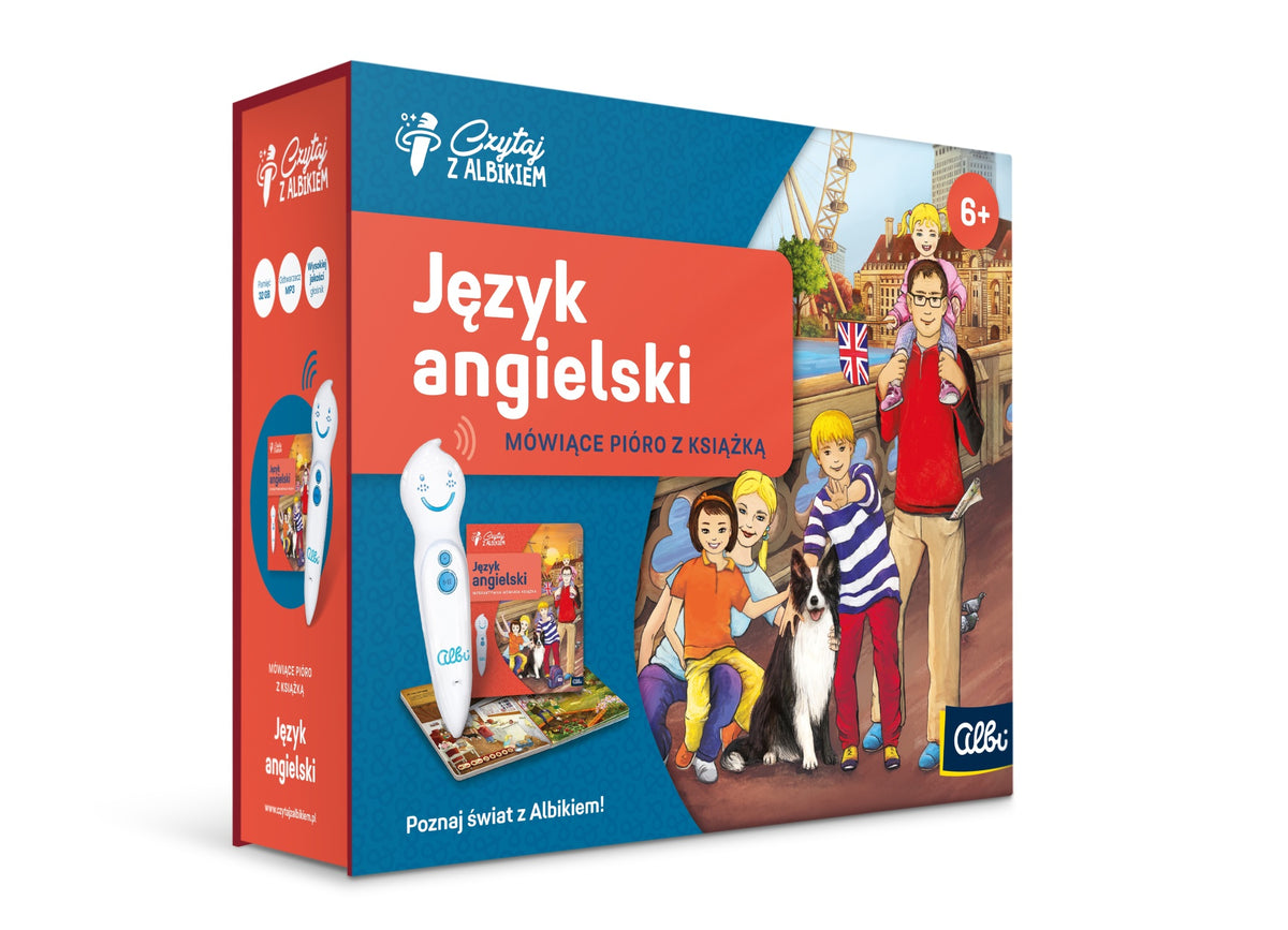 Albi Set Pióro + Książka Język Angielski - v.2
