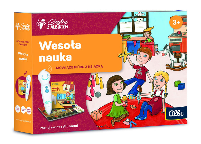 Albi Set Pióro + Książka Wesoła Nauka - v.2