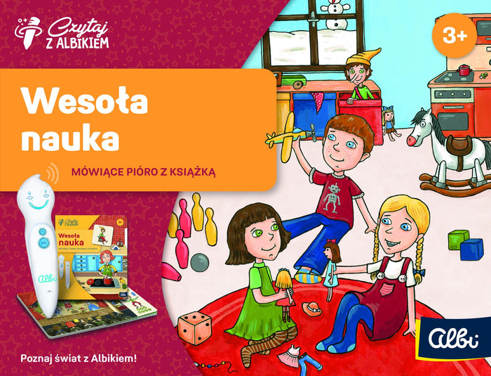 Albi Set Pióro + Książka Wesoła Nauka - v.2