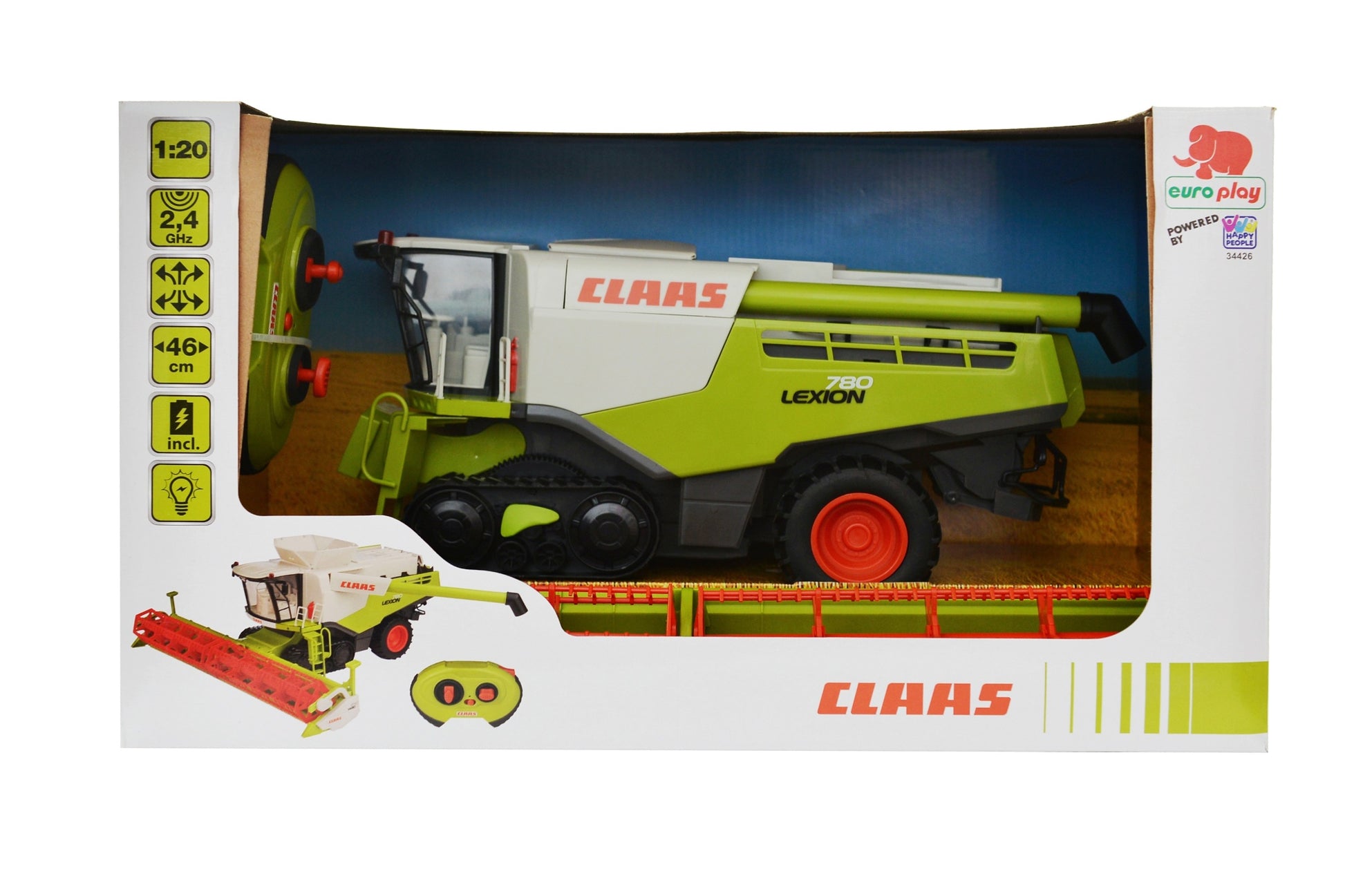 Kombajn Claas Lexion 780 RC skala 1:20-6
