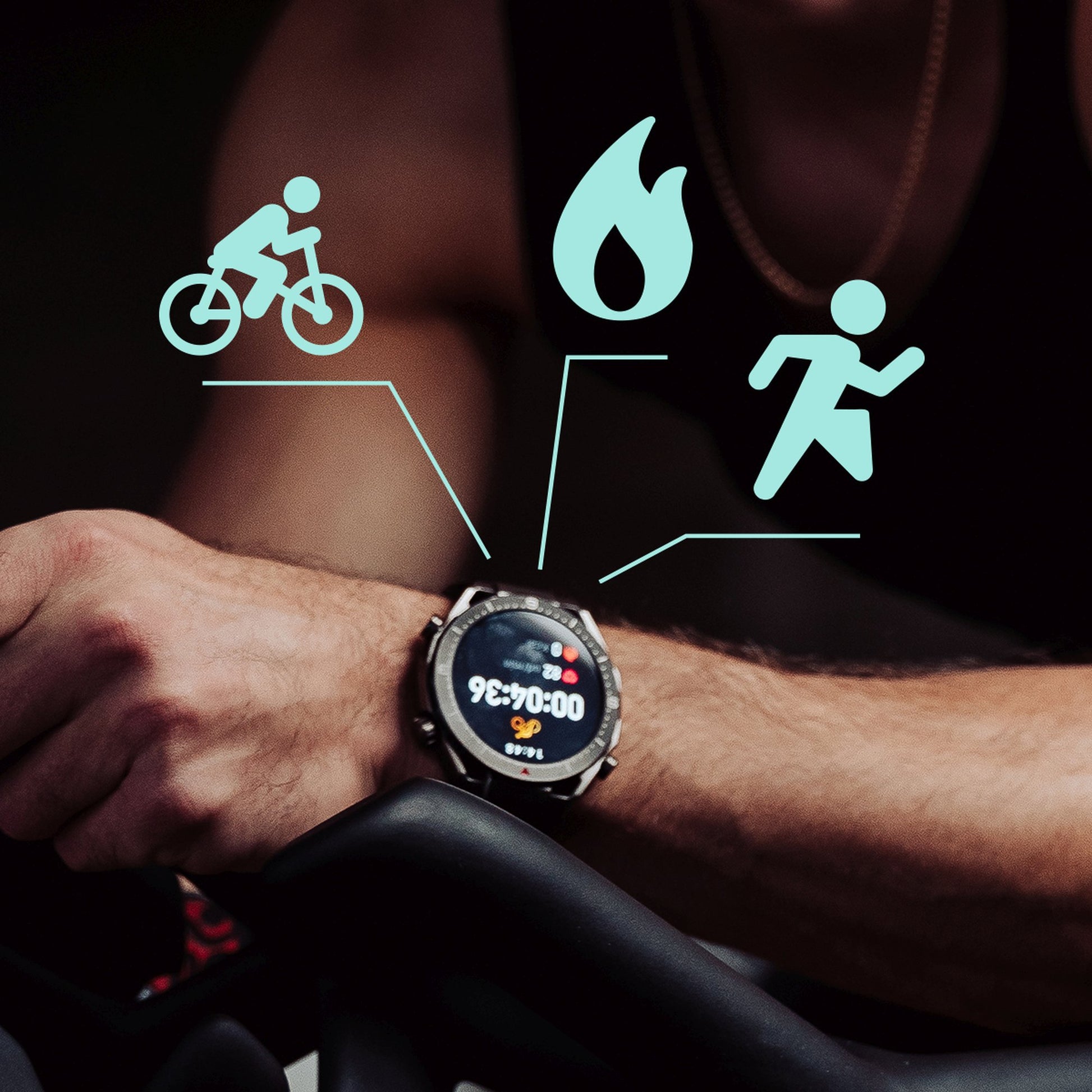 Smartwatch MAXCOM EW01 Srebrny-5