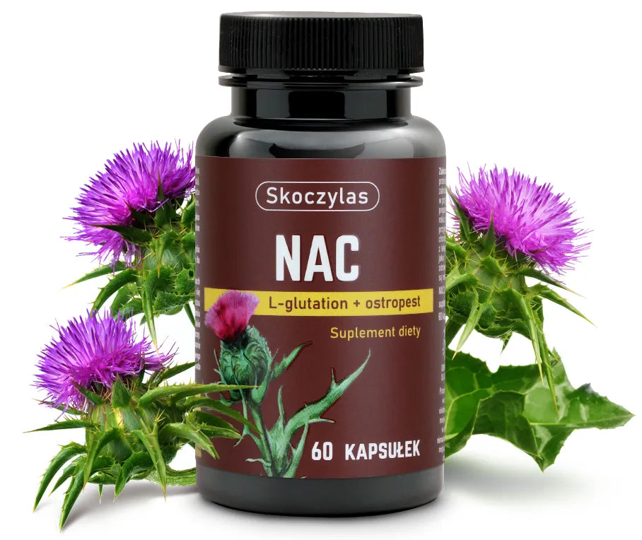 NAC L-glutation, ostropest