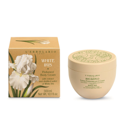 L’Erbolario Iris Bianco perfumowany krem do ciała, 300 ml