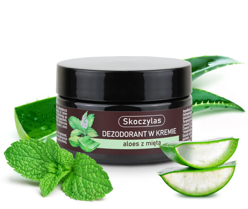 DEZODORANT w kremie aloes z miętą (bez soli aluminium) - 60 ml