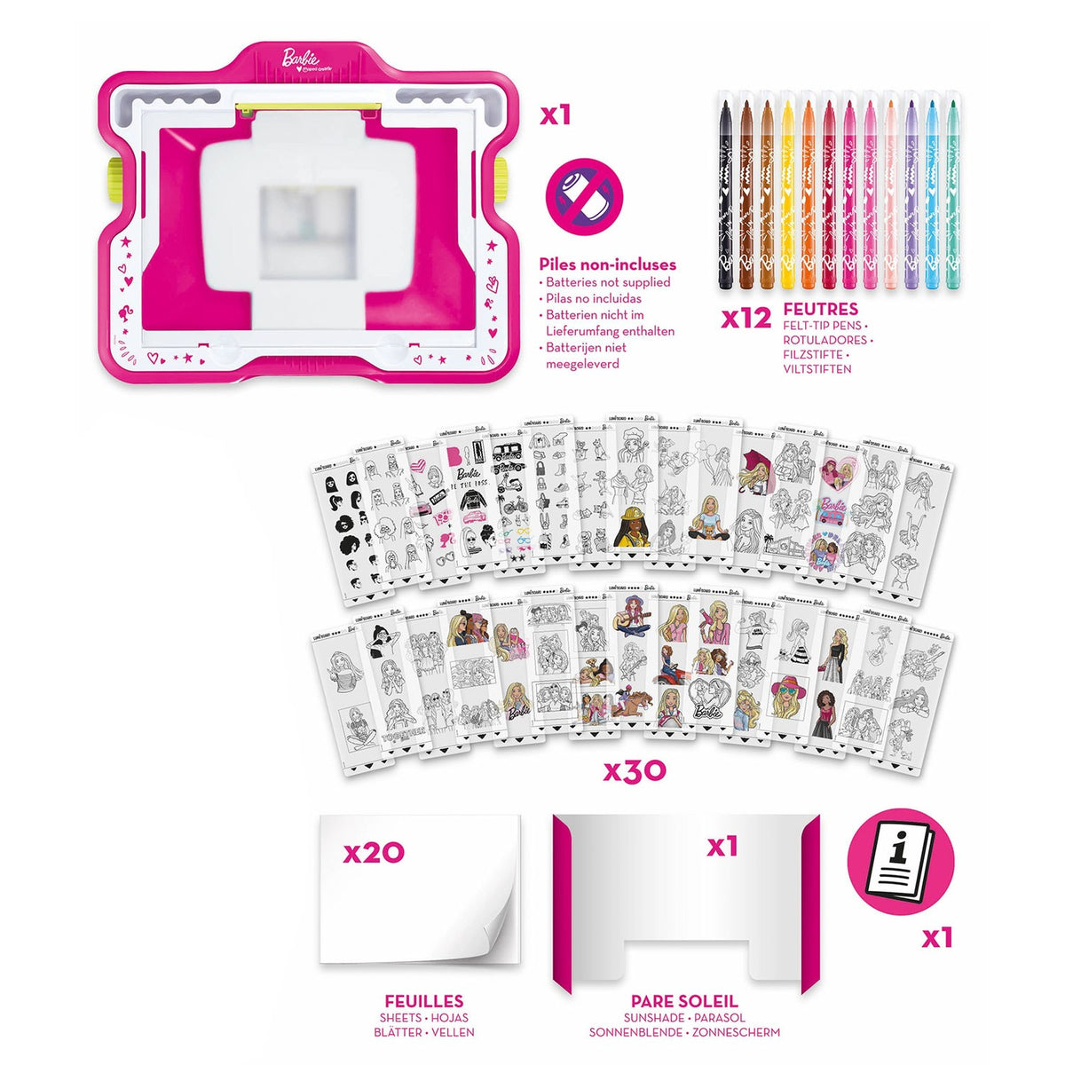 Barbie tablica podświetlana do rysowania Lumi Board