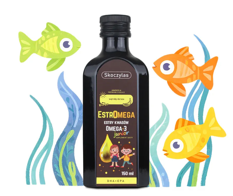 ESTROMEGA rybie kwasy omega 3 junior 150 ml-1