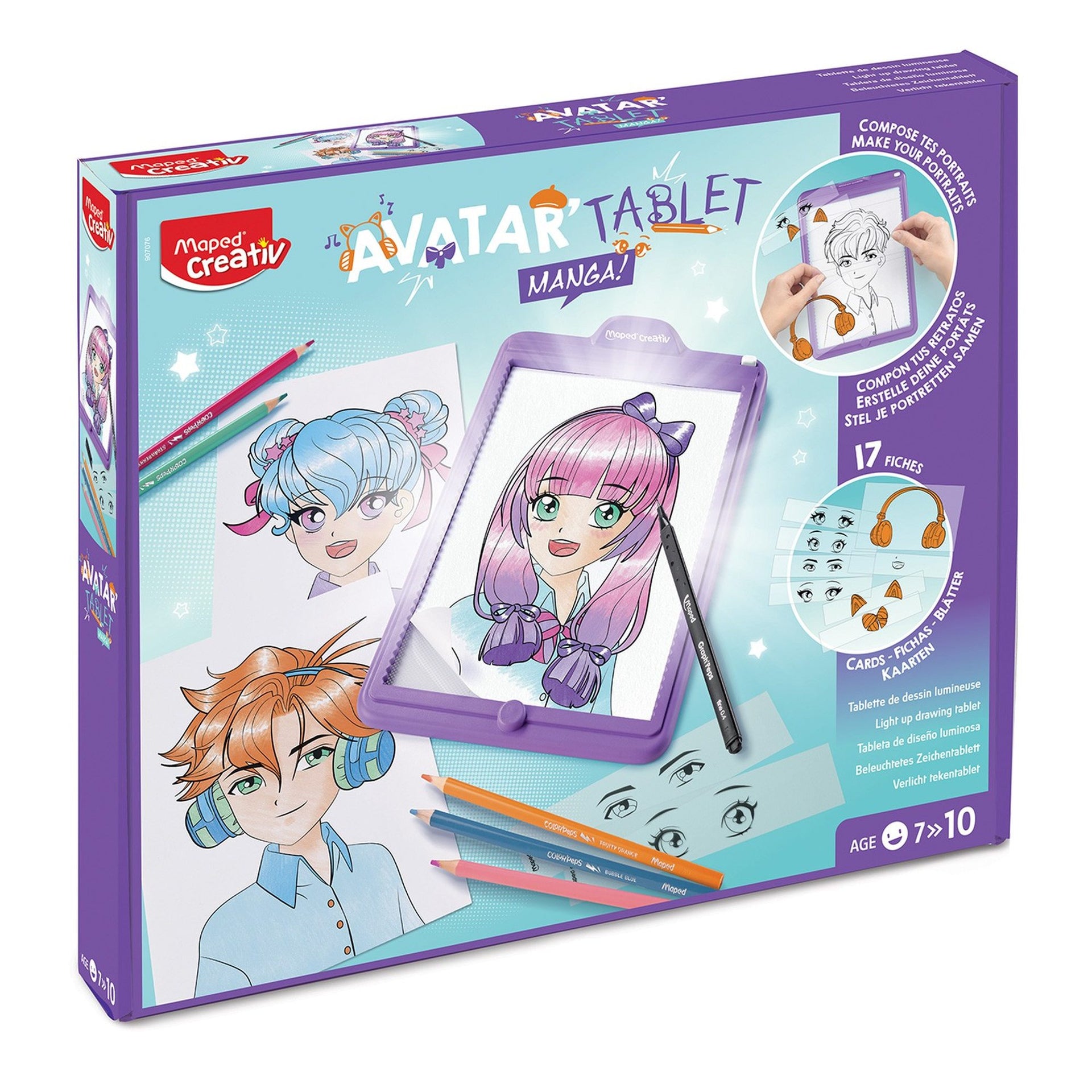 Creativ Avatar Tablet MANGA tablica podświetlana do rysowania awatarów