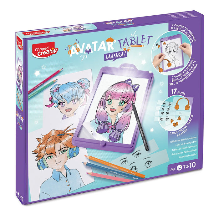 Creativ Avatar Tablet MANGA tablica podświetlana do rysowania awatarów