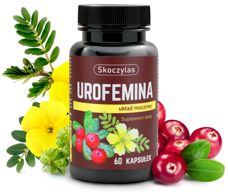 UROFEMINA układ moczowy, D-mannoza, laktoferyna