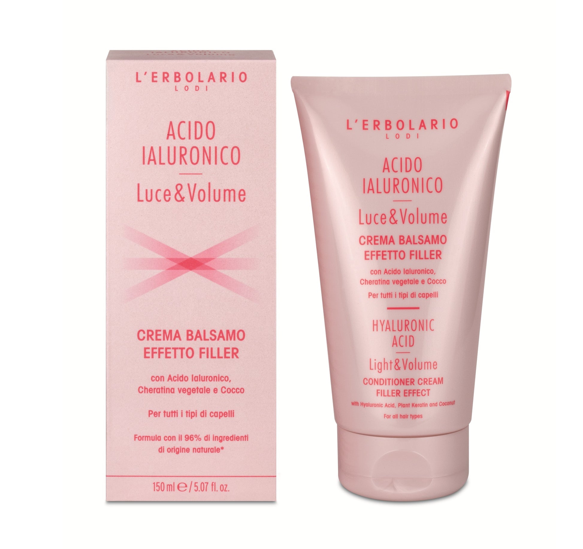 L'ERBOLARIO ACIDO IALURONICO LUCE E VOLUME ODŻYWKA W KREMIE Z EFEKTEM WYPEŁNIENIA, 150 ML-1