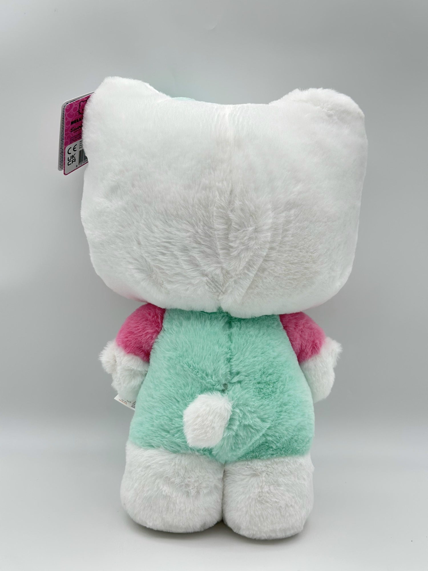 HELLO KITTY 40cm FLUFFY plusz zielona-8