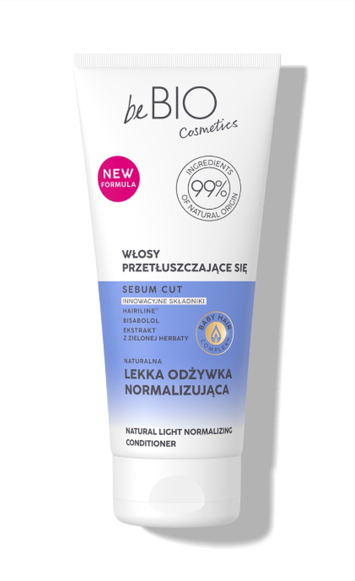 beBIO odżywka do włosów Przetłuszczających się 200ml
