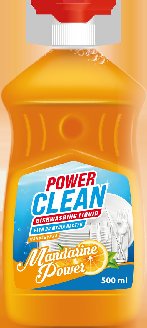 Power Clean płyn do mycia naczyń mandarynka 500ml