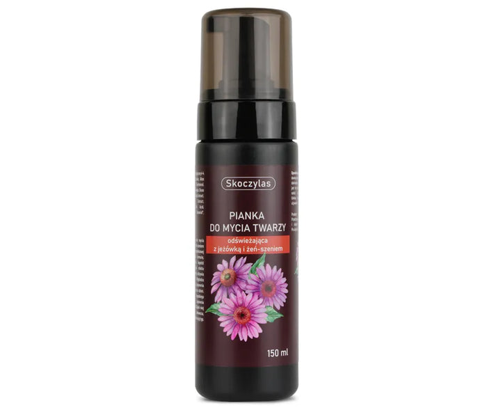 PIANKA do mycia twarzy odświeżająca z jeżówką i żeń-szeniem - 150 ml