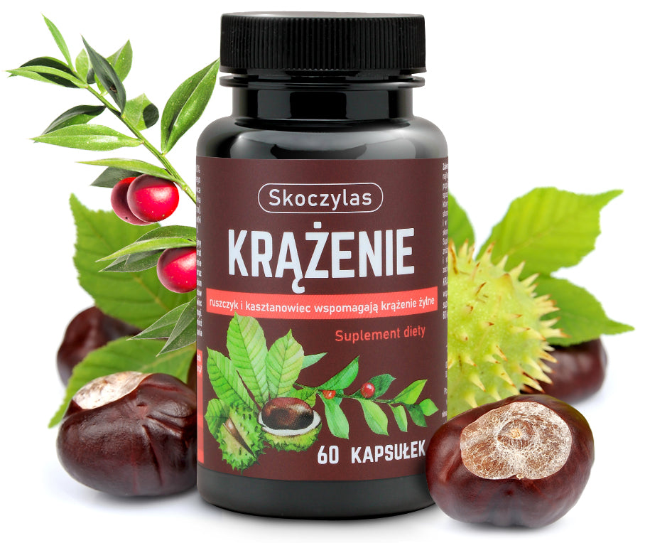 KRĄŻENIE ruszczyk, diosmina, kasztanowiec