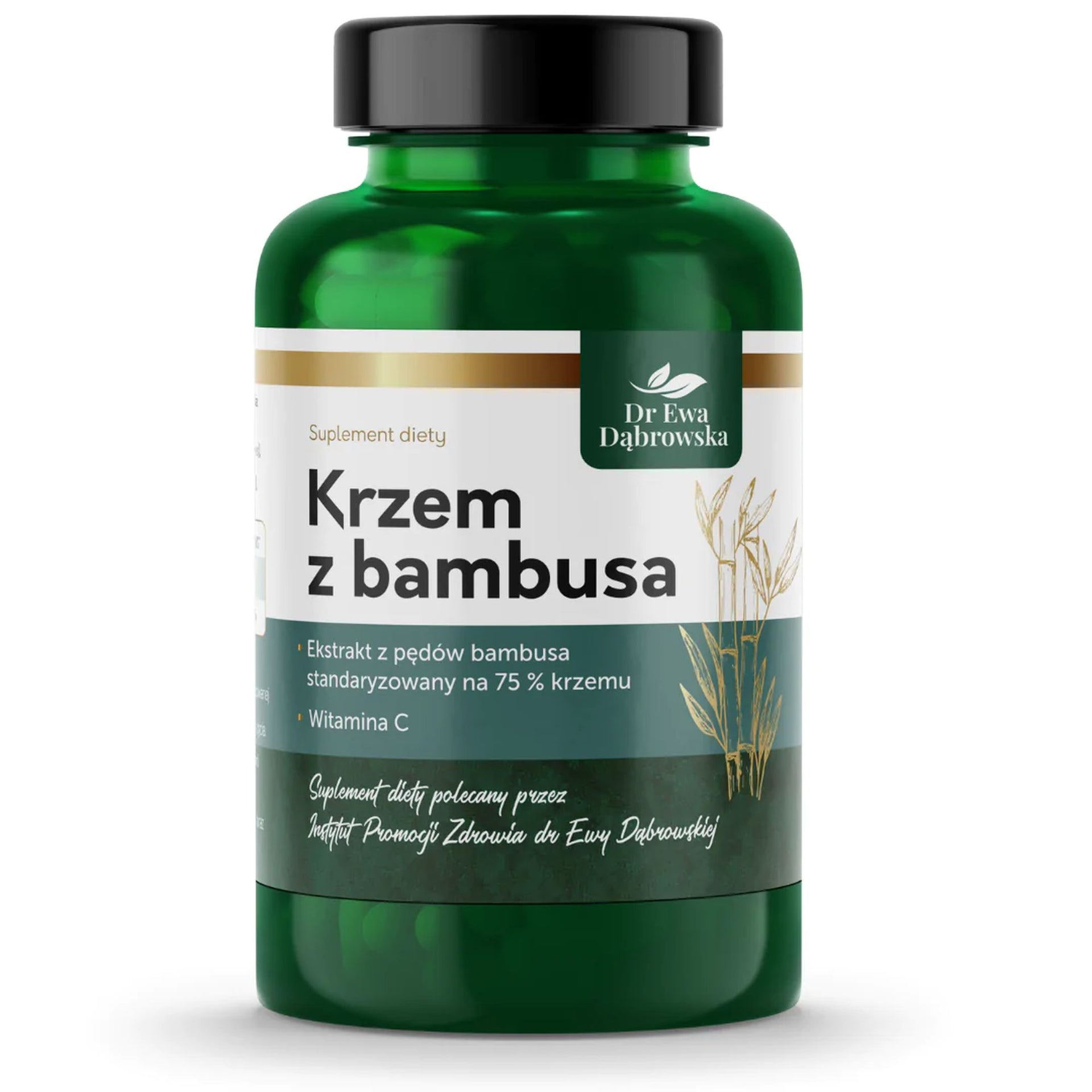 Krzem z bambusa dr Dąbrowska 120 kaps.