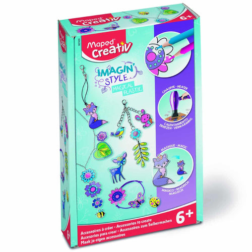 Creativ magiczny plastik + akcesoria, bransoletki