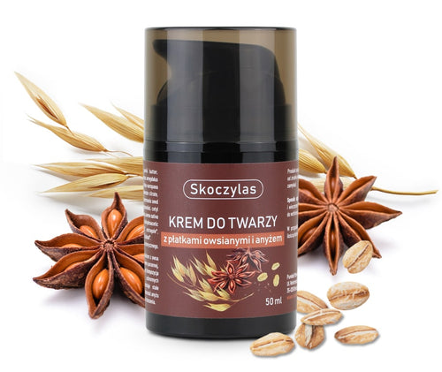 KREM do twarzy z płatkami owsianymi i anyżem - 50 ml