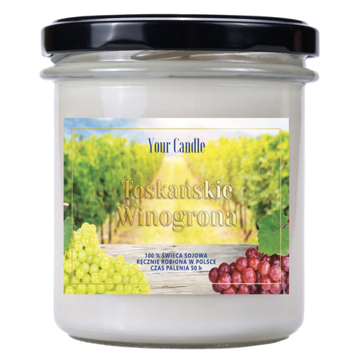 Your Candle Świeca zapachowa sojowa Toskańskie Winogrona-300ml