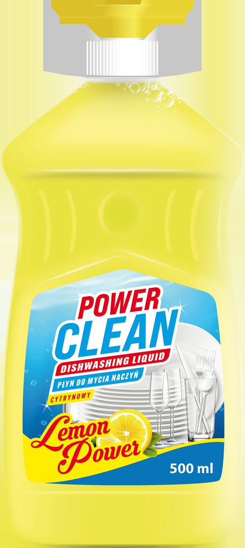 Power Clean płyn do mycia naczyń cytryna 500ml