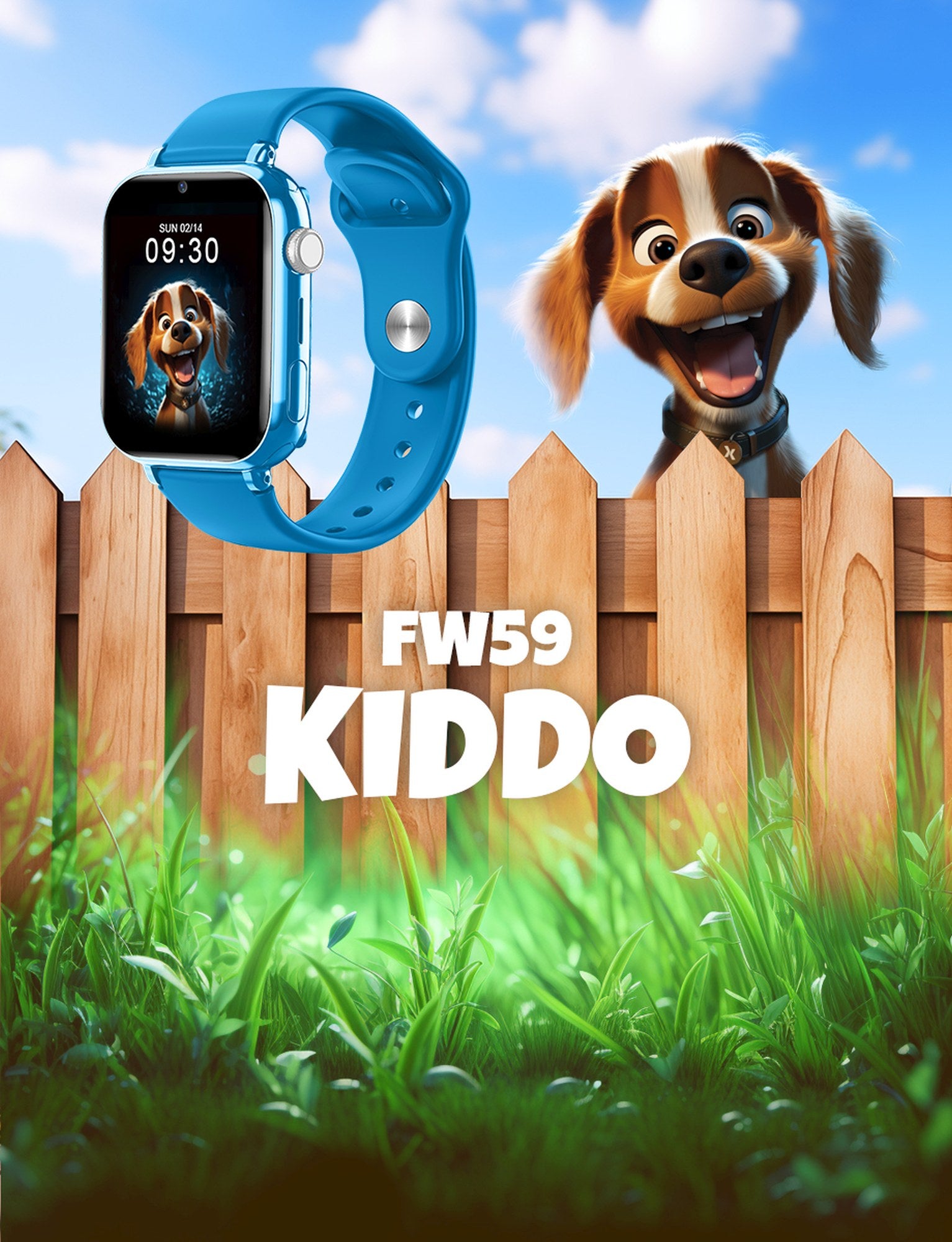 Smartwatch MAXCOM FW59 Niebieski-4