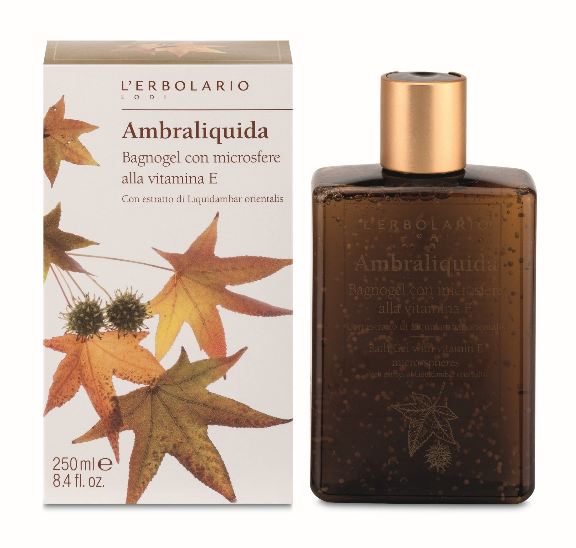 L'ERBOLARIO AMBRALIQUIDA PIANKA DO KĄPIELI, 250 ML-1