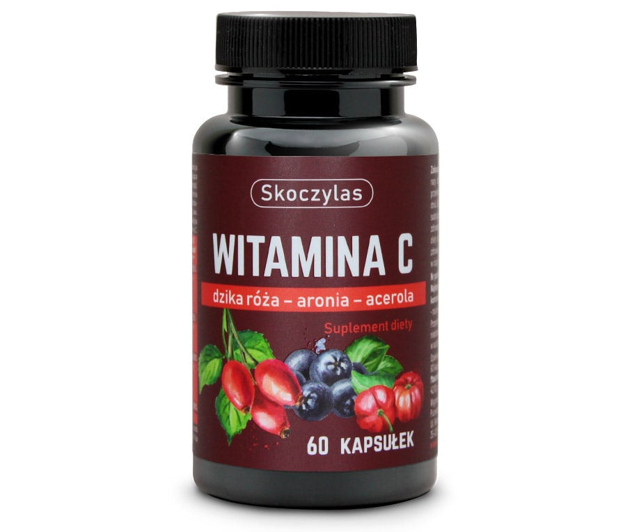WITAMINA C TRIO dzika róża, aronia, acerola
