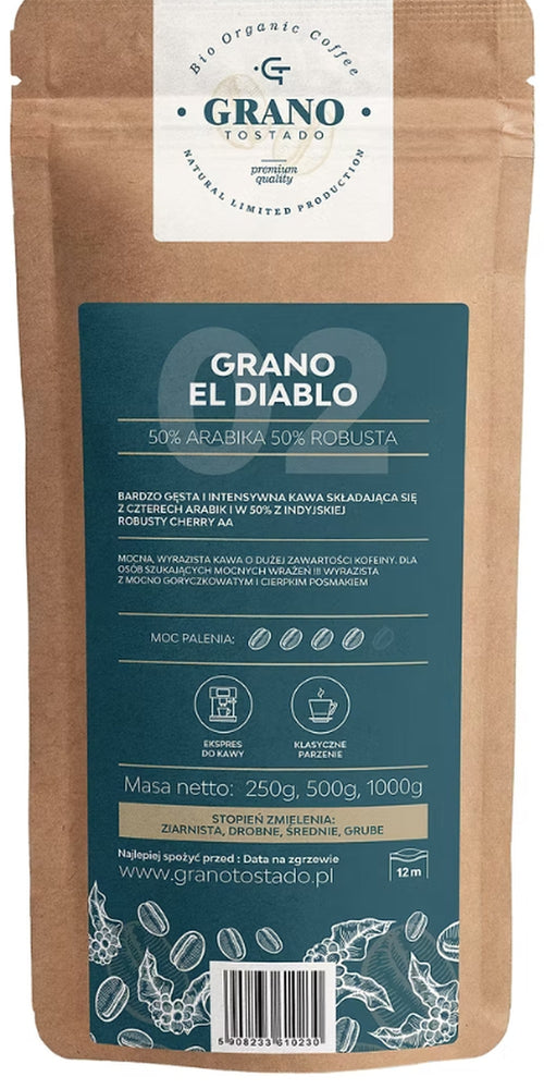 Kawa ziarnista GRANO EL DIABLO 500g