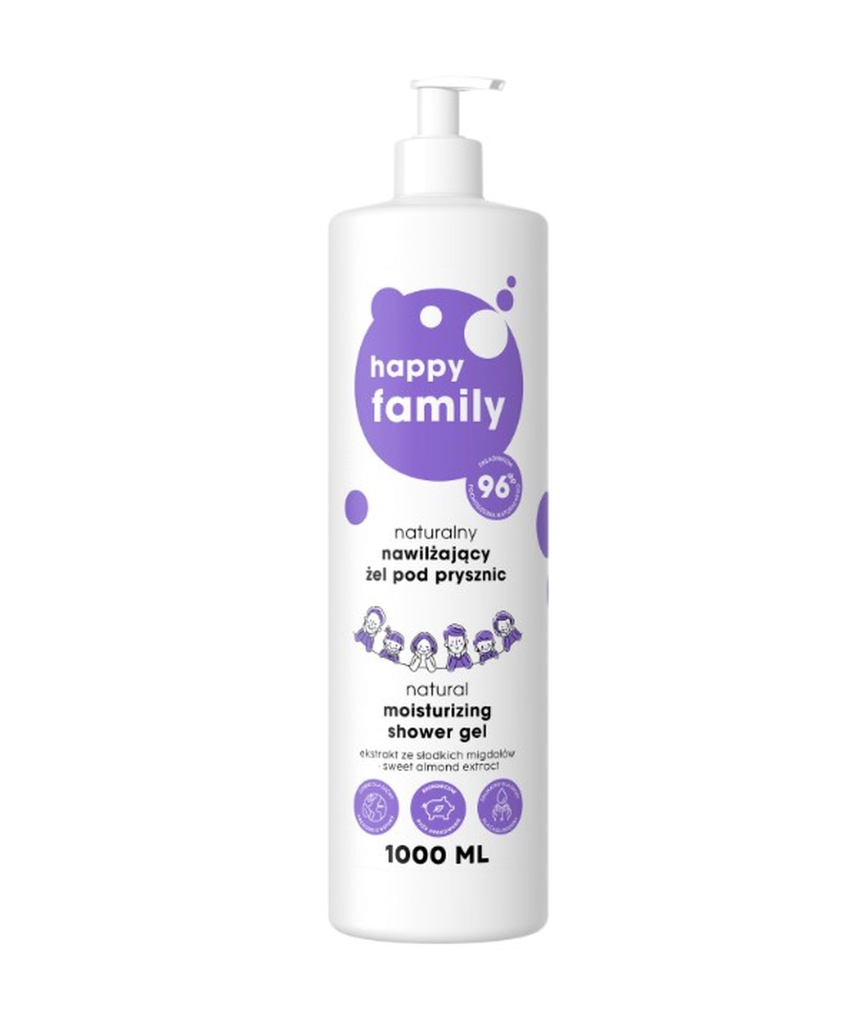 Happy Family żel pod prysznic 1000ml