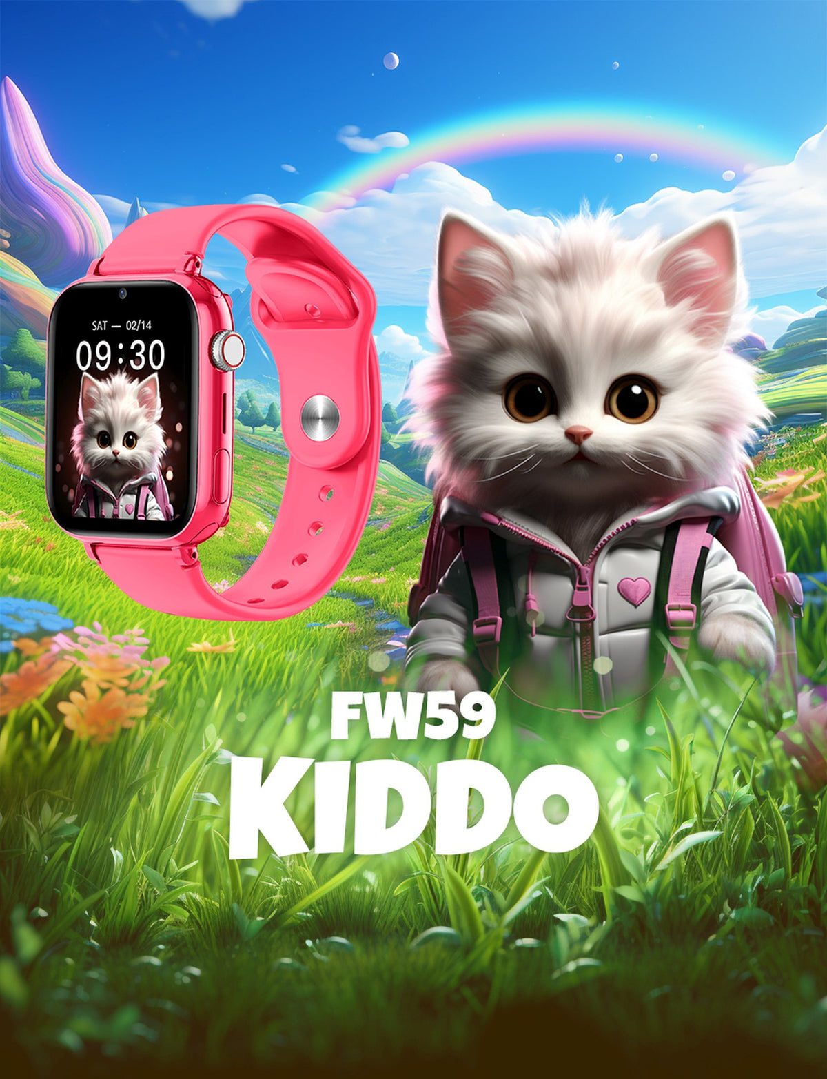 Smartwatch MAXCOM FW59 Różowy