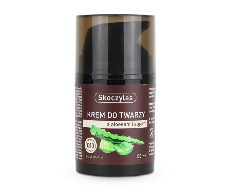 KREM do twarzy z aloesem, algami i koenzymem Q10 - 50 ml