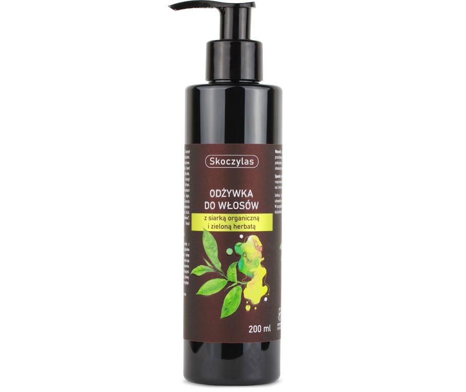 ODŻYWKA do włosów z siarką organiczną i zieloną herbatą