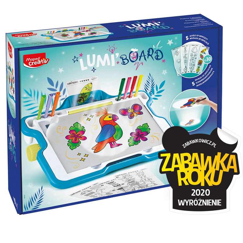 Kreatywna tablica podświetlana do rysowania Lumi Board Maped Creativ-1