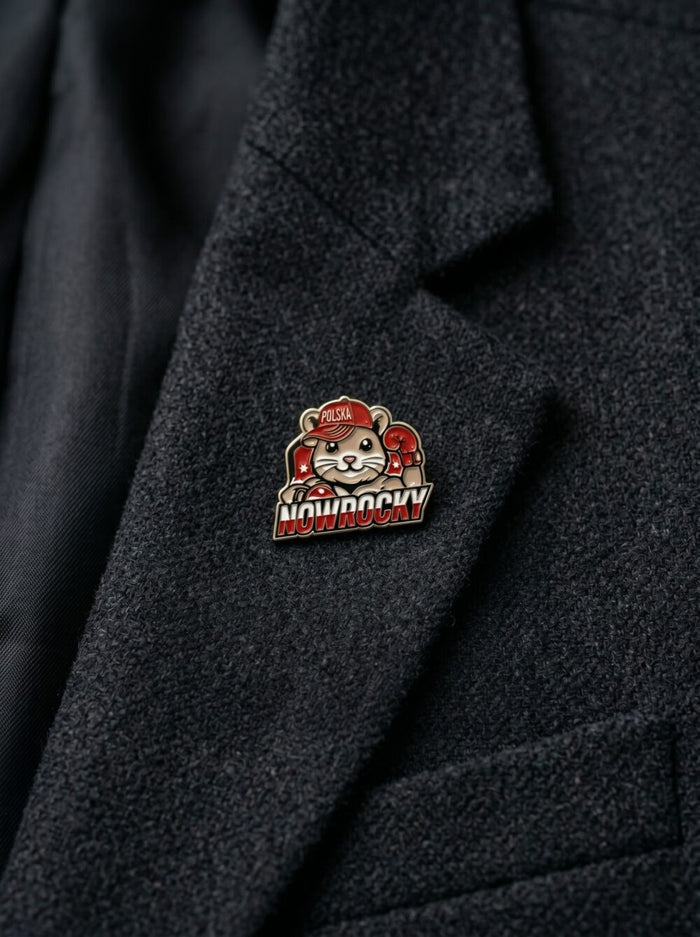 PRZYPINKA DO KLAPY NOWROCKY CHOMIK