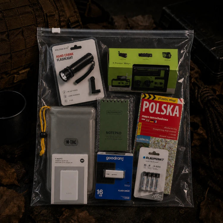 TACTICPACK S SCOUT (PLECAK BEZPIECZEŃSTWA)  Plecak ewakuacyjny z wyposażeniem kolor czarny