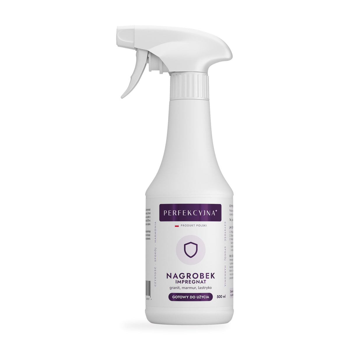 PERFEKCYJNA Zestaw do nagrobka i pomnika – płyn do czyszczenia 500 ml + impregnat 500 ml + ściereczka z mikrofibry