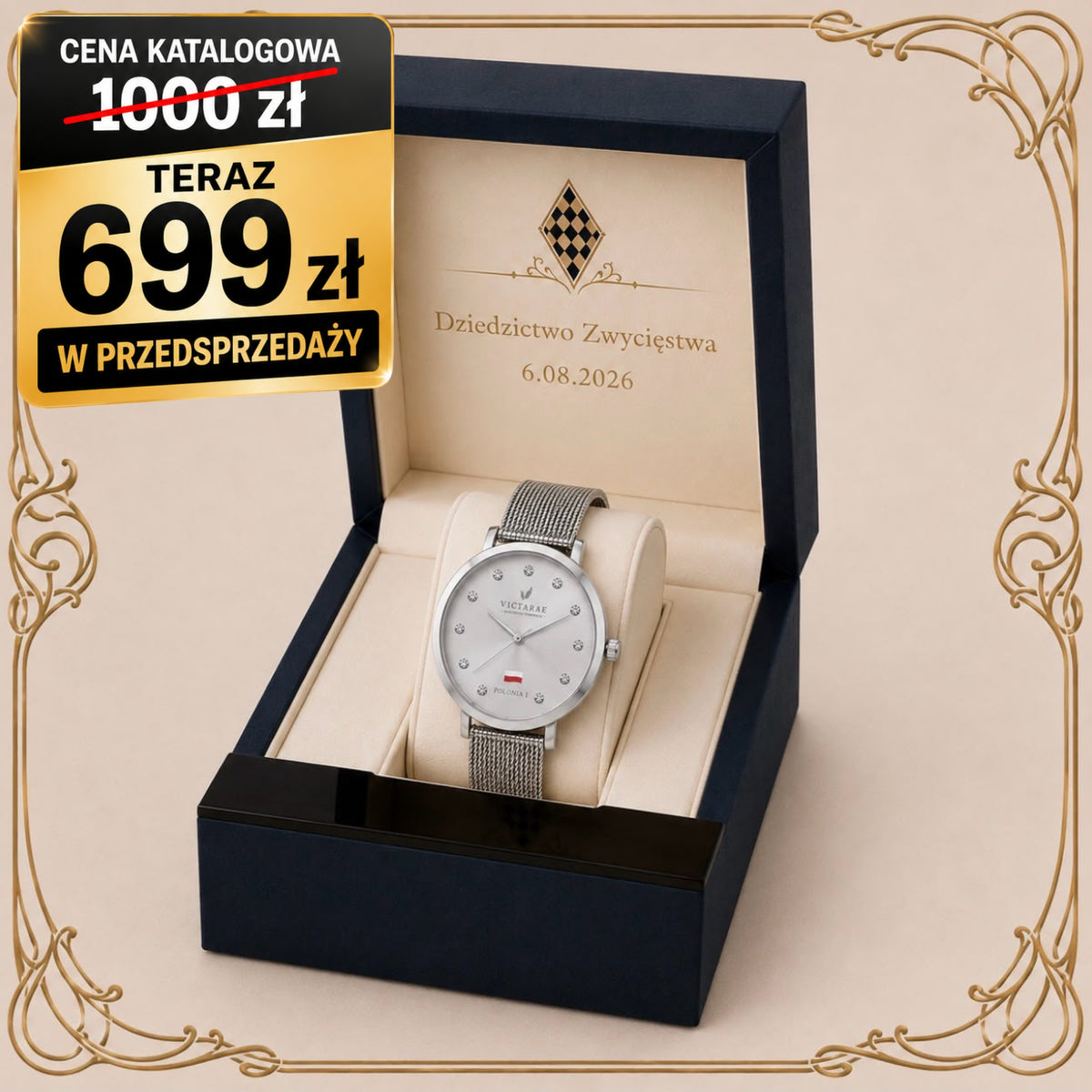 ZEGAREK POLONIA 1 - LADY SILVER