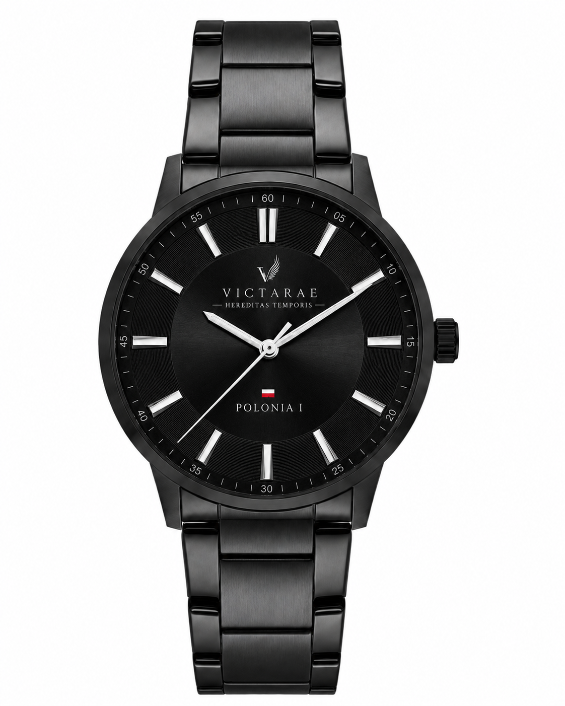 ZEGAREK POLONIA 1 - MEN BLACK (BRANSOLETA)