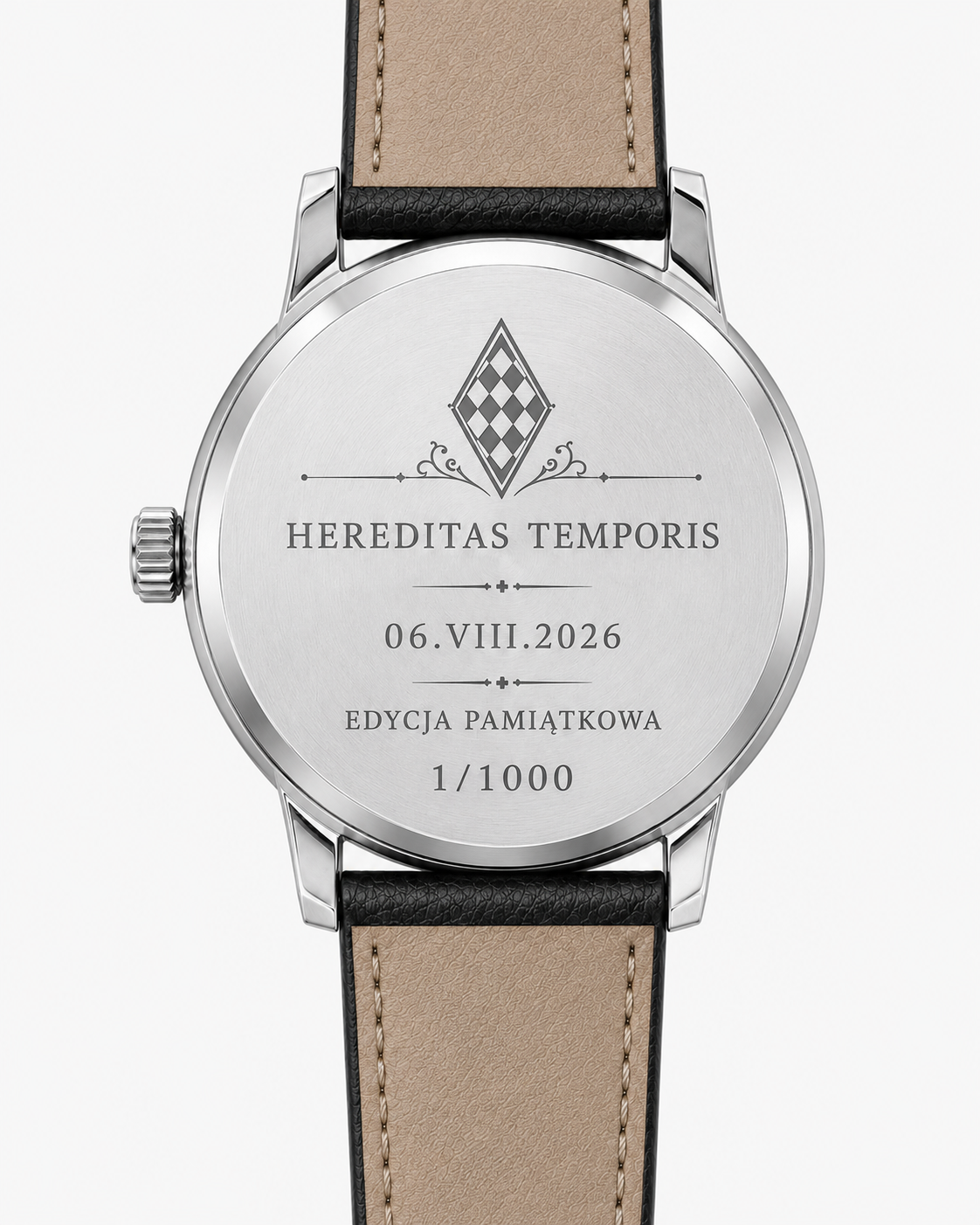 ZEGAREK POLONIA 1 - MEN SILVER (ELEGANCKI PASEK)