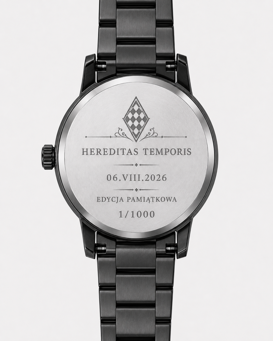 ZEGAREK POLONIA 1 - MEN BLACK (BRANSOLETA)