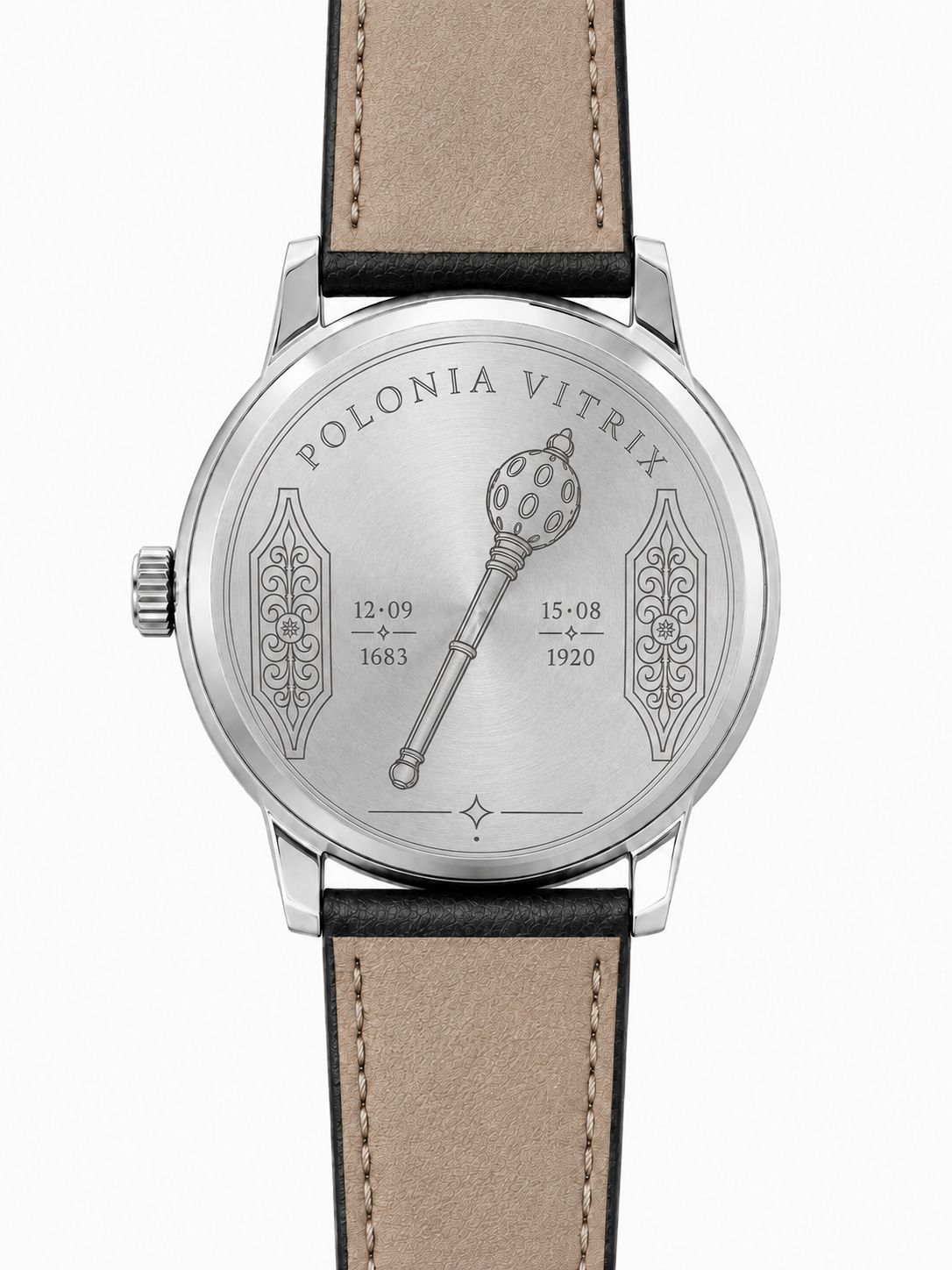 ZEGAREK POLONIA I VITRIX - MEN SILVER (ELEGANCKI PASEK)