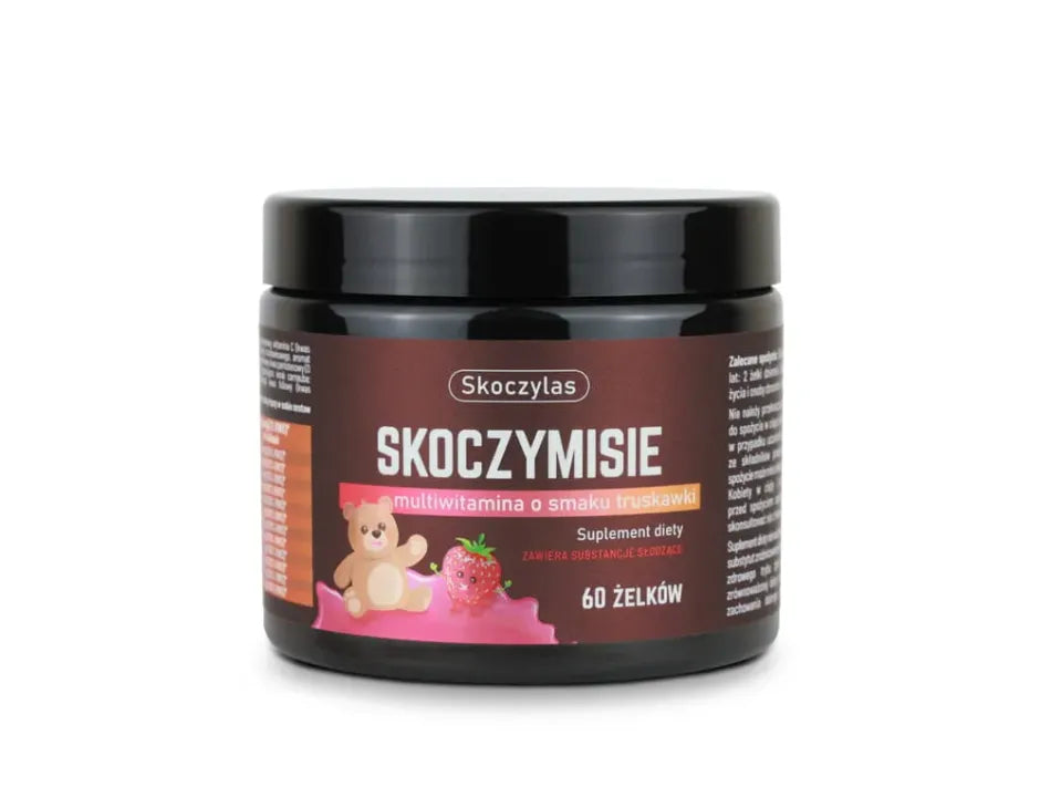 SKOCZYMISIE multiwitamina o smaku truskawki