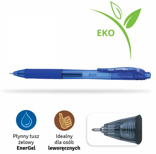 Długopis żelowy Pentel EnerGel BLN105 niebieski BLN105-C