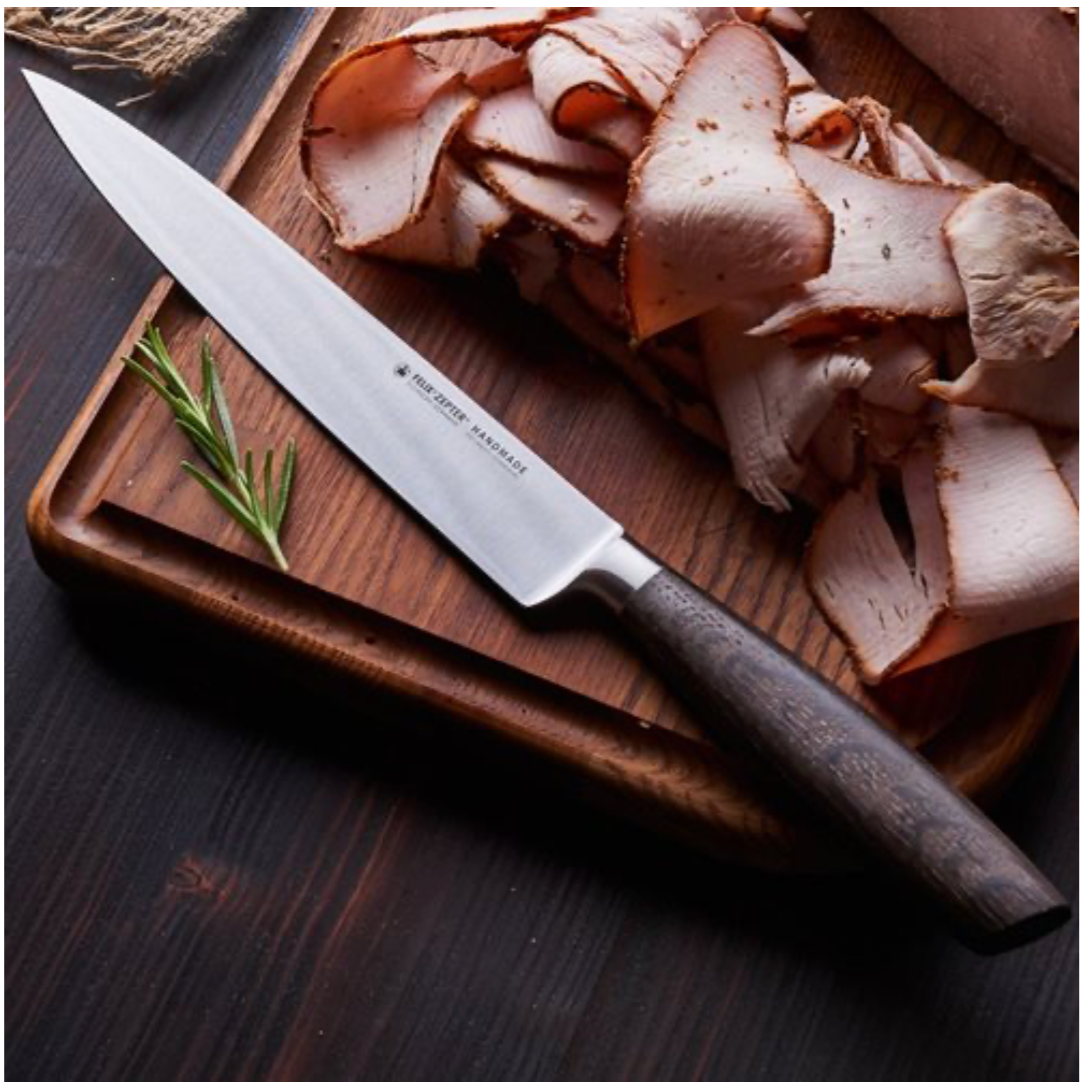 Zepter NÓŻ KUCHENNY DO MIĘSA FELIX® (ostrze 21 cm) - SMOKED OAK