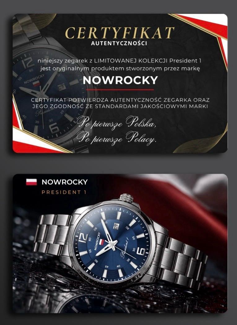 ZEGAREK NOWROCKY "PRESIDENT 1"