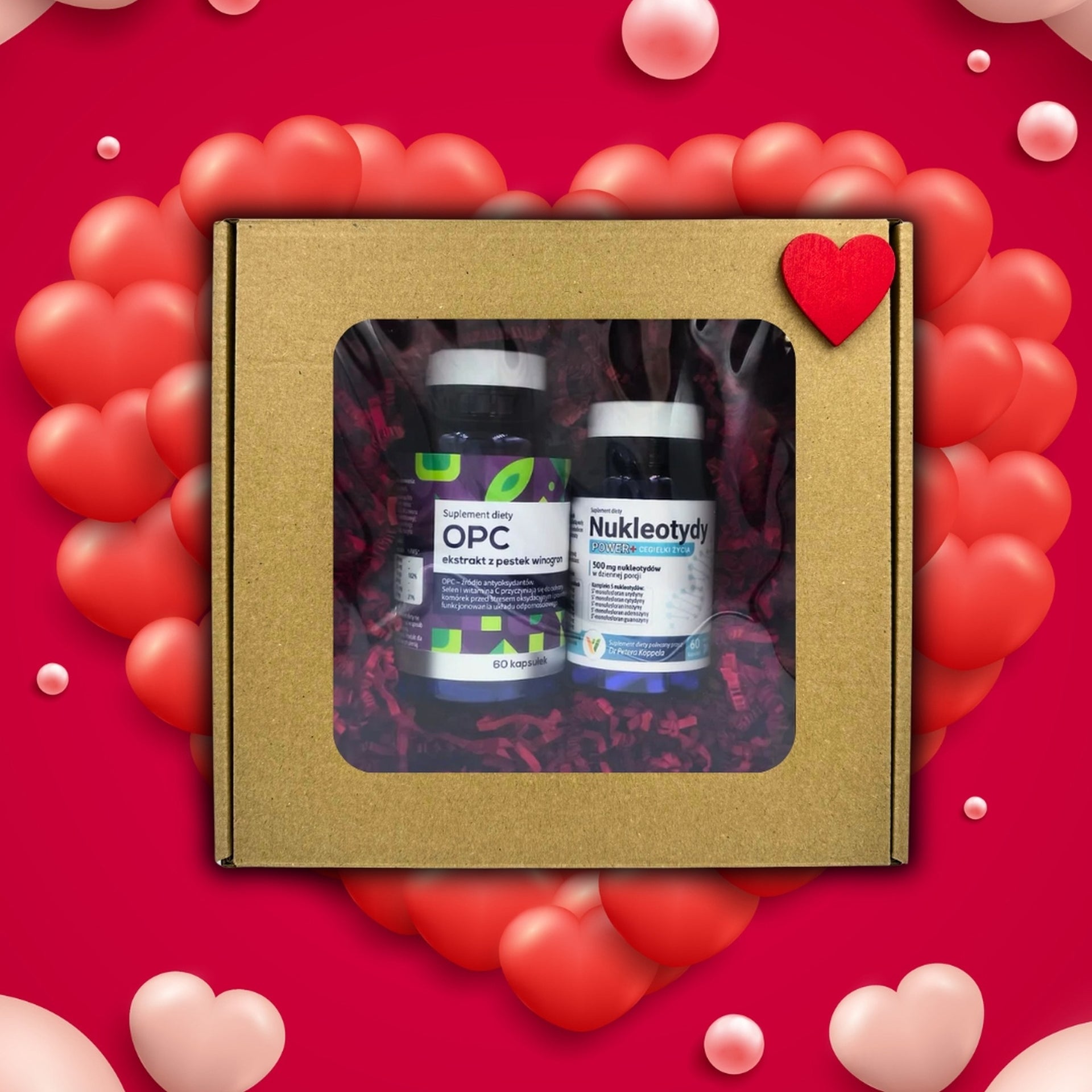 Zestaw Walentynkowy: „Nukleotydy POWER+ i OPC – Twoja Tarcza Miłości